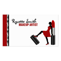 Rysette - Makeup Artist Business Card