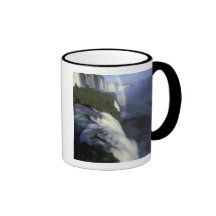 S.A., Brazil, Iguassu Falls Falls with rainbow Coffee Mug