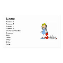 S is for Secretary Business Card Templates