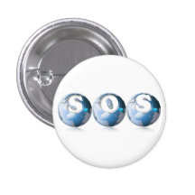 S.O.S. World globe Pins