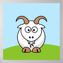 Saanen Goat Print