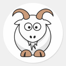 Saanen Goat Stickers
