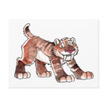 Sabretooth Tiger Postcard