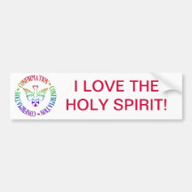Sacrament of Confirmation - Descent of Holy Spirit Bumper Sticker