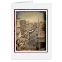 Sacramento Street - Reversed Version (40089) Greeting Cards