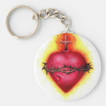 Sacred Heart Key Chains