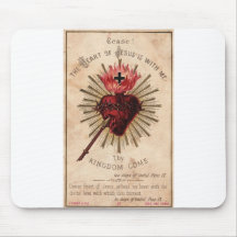 Sacred Heart Mouse Pads