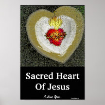 Sacred Heart Of Jesus Poster-Customise
