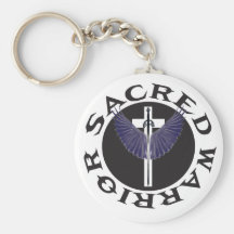 sacred-warrior-logo key chains