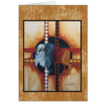 Sacred White Buffalo Greeting Card