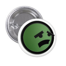 Sad Sigh Pinback Button