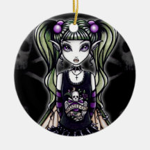 "Sadie" Gothic Fairy Ornament