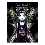 Sadie's  "Come Home ! " Gothic Fairy Postcard