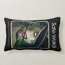 'Safe Word' (Lumbar) American MoJo Pillow
