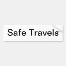 Safety Bumper Sticker