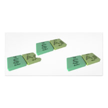 Sag as S Sulphur and Ag Silver Full Colour Rack Card