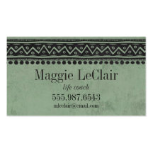 Sage Green Professional Appointments Business Card