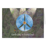 Sage Peace Flower Butterfly Card