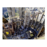 Sagrada familia, aerial, Barcelona, Spain Post Cards