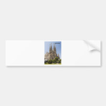 Sagrada Familia Barcelona Spain Bumper Sticker