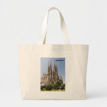 Sagrada Familia Barcelona Spain Canvas Bag