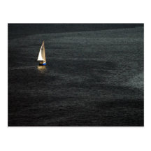Sail boat post cards