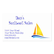 Sailboat Business Cards