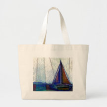 "Sailboat"  CricketDiane Ocean Art Bags