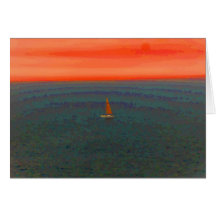 Sailboat Fantasy Greeting Card