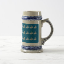 Sailboats Stein Mugs