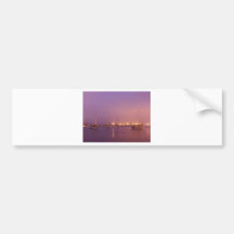 Sailboats Sunrises Morning Bumper Stickers
