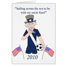 Sailing across the sea card
