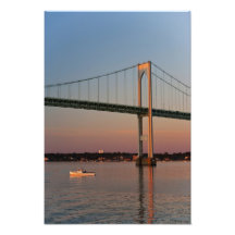 Sailing and leaving New Port Road Island Photo Print