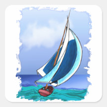 Sailing Away Stickers