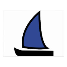 sailing boat postcards
