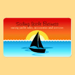 Sailing Boat Sail Yacht Boating Business Cards business cards