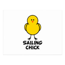 Sailing Chick Post Cards