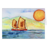 Sailing Greeting Card cards
