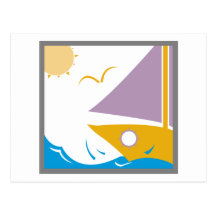 Sailing Postcard