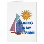 Sailing Religion Greeting Card