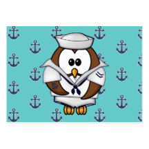 sailor owl business card templates