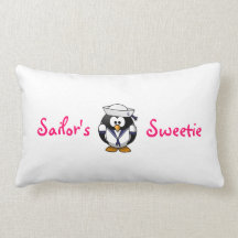 sailors sweetie puinguin pillow