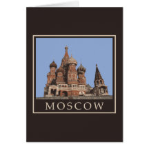 Saint Basil's Cathedral Moscow Card
