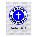 Saint Benedict Postcard