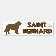 Saint Bernard Bumper Stickers