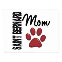 Saint Bernard Mum 2 Post Card