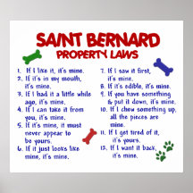 SAINT BERNARD PL2 POSTER