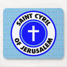 Saint Cyril of Jerusalem Mouse Pad