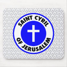 Saint Cyril of Jerusalem Mouse Pads