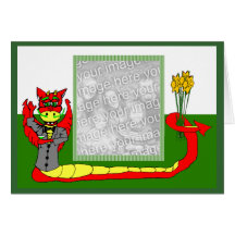 Saint David's day template - Customised Card